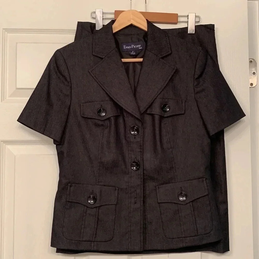 Evan Picone Skirt Suit sz 6